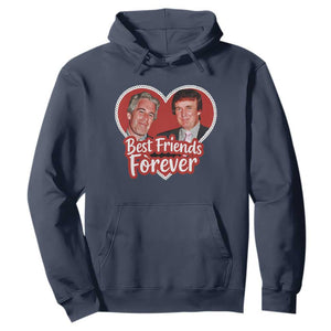 Funny Trump Best Friend Forever Hoodie Humor Political Coquette Lace Heart TS11 Navy Print Your Wear