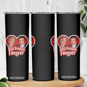 Funny Trump Best Friend Forever Skinny Tumbler Humor Political Coquette Lace Heart TS11 Print Your Wear