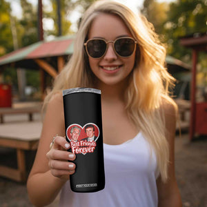 Funny Trump Best Friend Forever Skinny Tumbler Humor Political Coquette Lace Heart TS11 Print Your Wear
