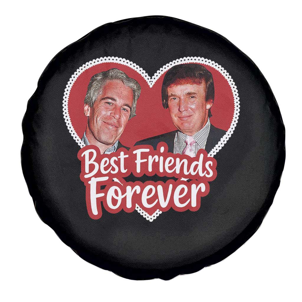 Funny Trump Best Friend Forever Spare Tire Cover Humor Political Coquette Lace Heart TS11 Print Your Wear