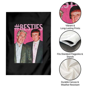 Funny Trump Bestie Garden Flag Humor Political 2025 TS11 Print Your Wear