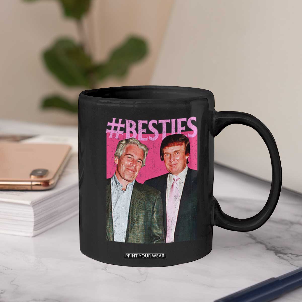 Funny Trump Bestie Coffee Mug Humor Political 2025 TS11 Print Your Wear