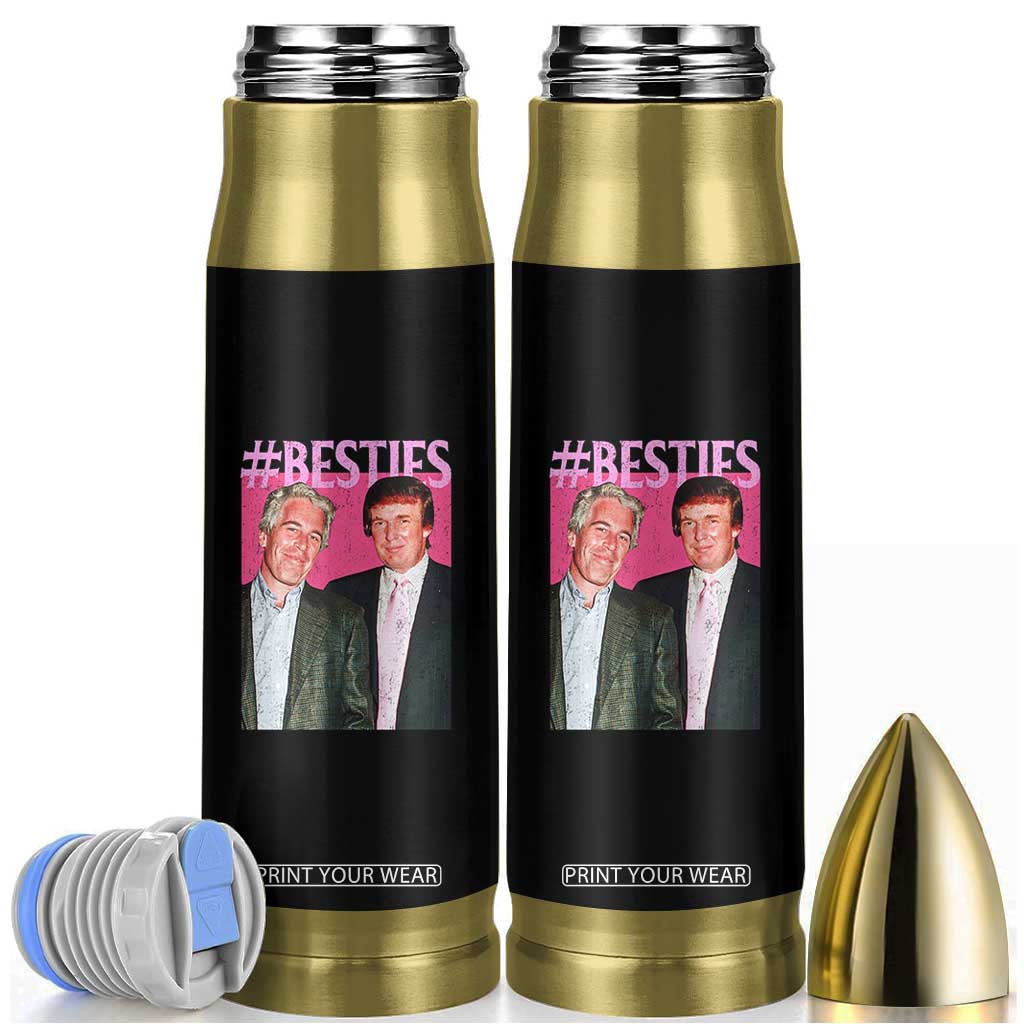 Funny Trump Bestie Bullet Tumbler Humor Political 2025 TS11 Black Print Your Wear