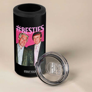 Funny Trump Bestie 4 in 1 Can Cooler Tumbler Humor Political 2025 TS11 Print Your Wear