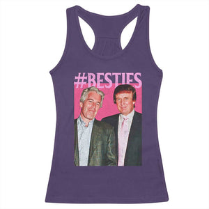 Funny Trump Bestie Racerback Tank Top Humor Political 2025 TS11 Purple Print Your Wear