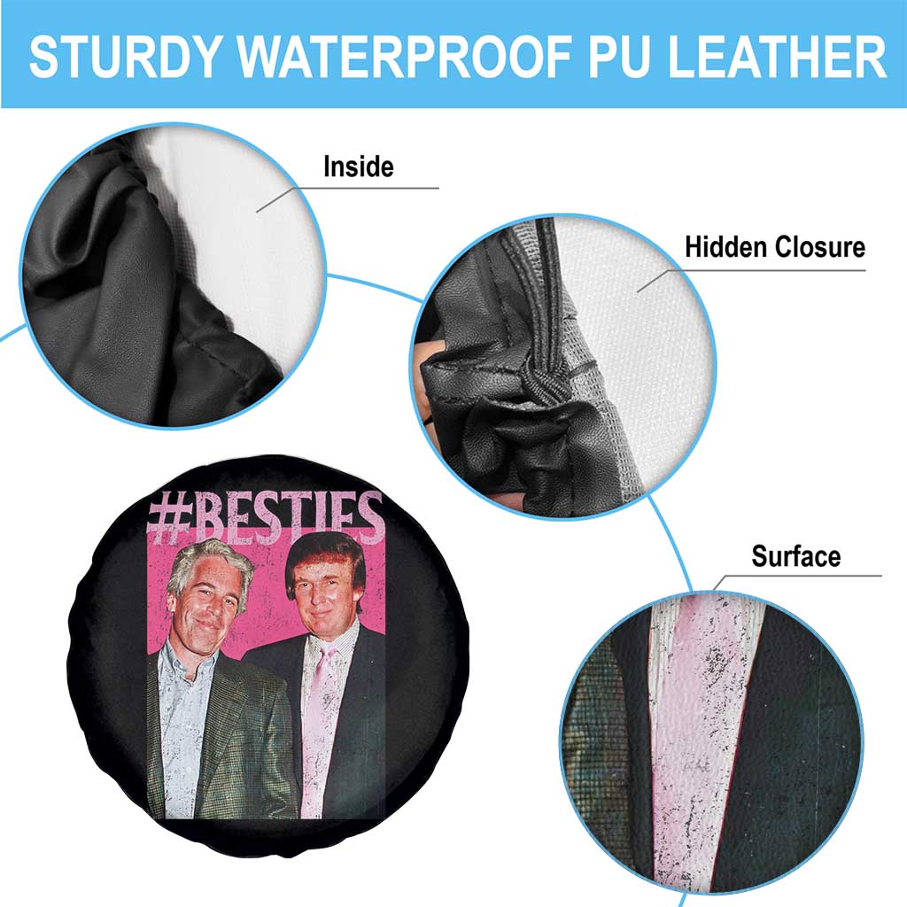 Funny Trump Bestie Spare Tire Cover Humor Political 2025 TS11 Print Your Wear