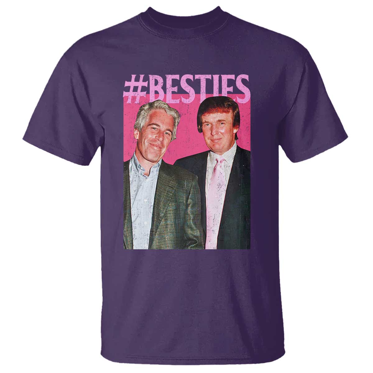 Funny Trump Bestie T Shirt Humor Political 2025 TS11 Purple Print Your Wear