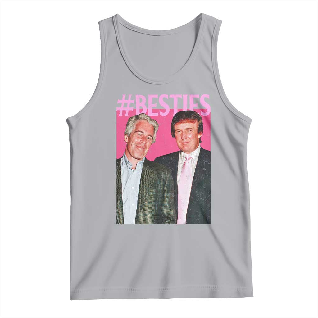 Funny Trump Bestie Tank Top Humor Political 2025 TS11 Athletic Heather Print Your Wear