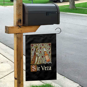 Sir Veza Beer Medieval Knight Pun Sombrero Cinco De Mayo Garden Flag