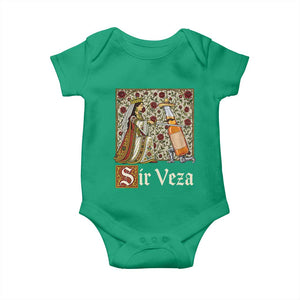 Sir Veza Beer Medieval Knight Pun Sombrero Cinco De Mayo Baby Onesie