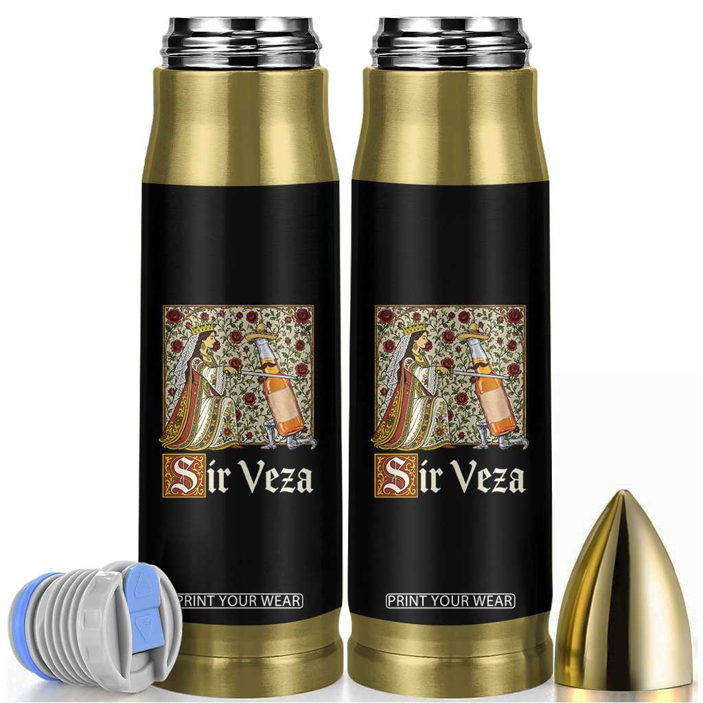 Sir Veza Beer Medieval Knight Pun Sombrero Cinco De Mayo Bullet Tumbler
