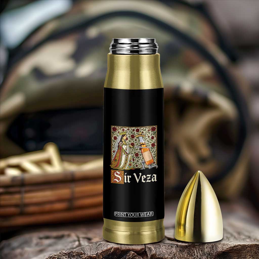 Sir Veza Beer Medieval Knight Pun Sombrero Cinco De Mayo Bullet Tumbler