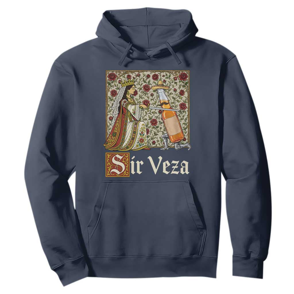 Sir Veza Beer Medieval Knight Pun Sombrero Cinco De Mayo Hoodie