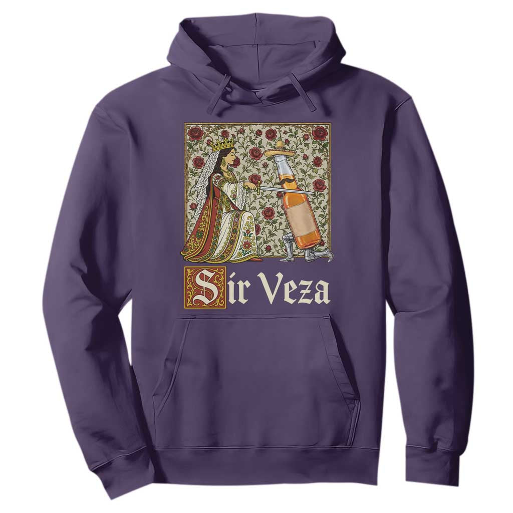 Sir Veza Beer Medieval Knight Pun Sombrero Cinco De Mayo Hoodie