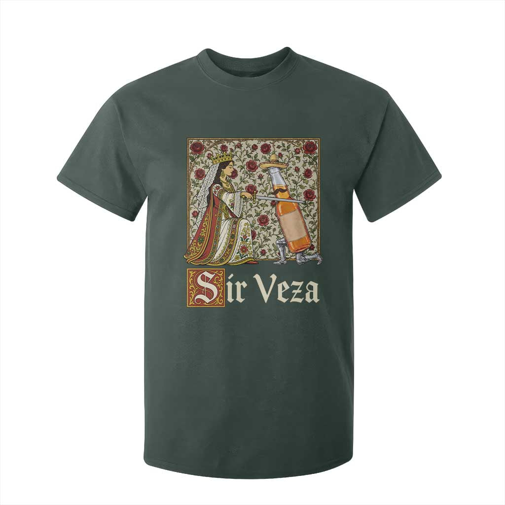 Sir Veza Beer Medieval Knight Pun Sombrero Cinco De Mayo T Shirt For Kid