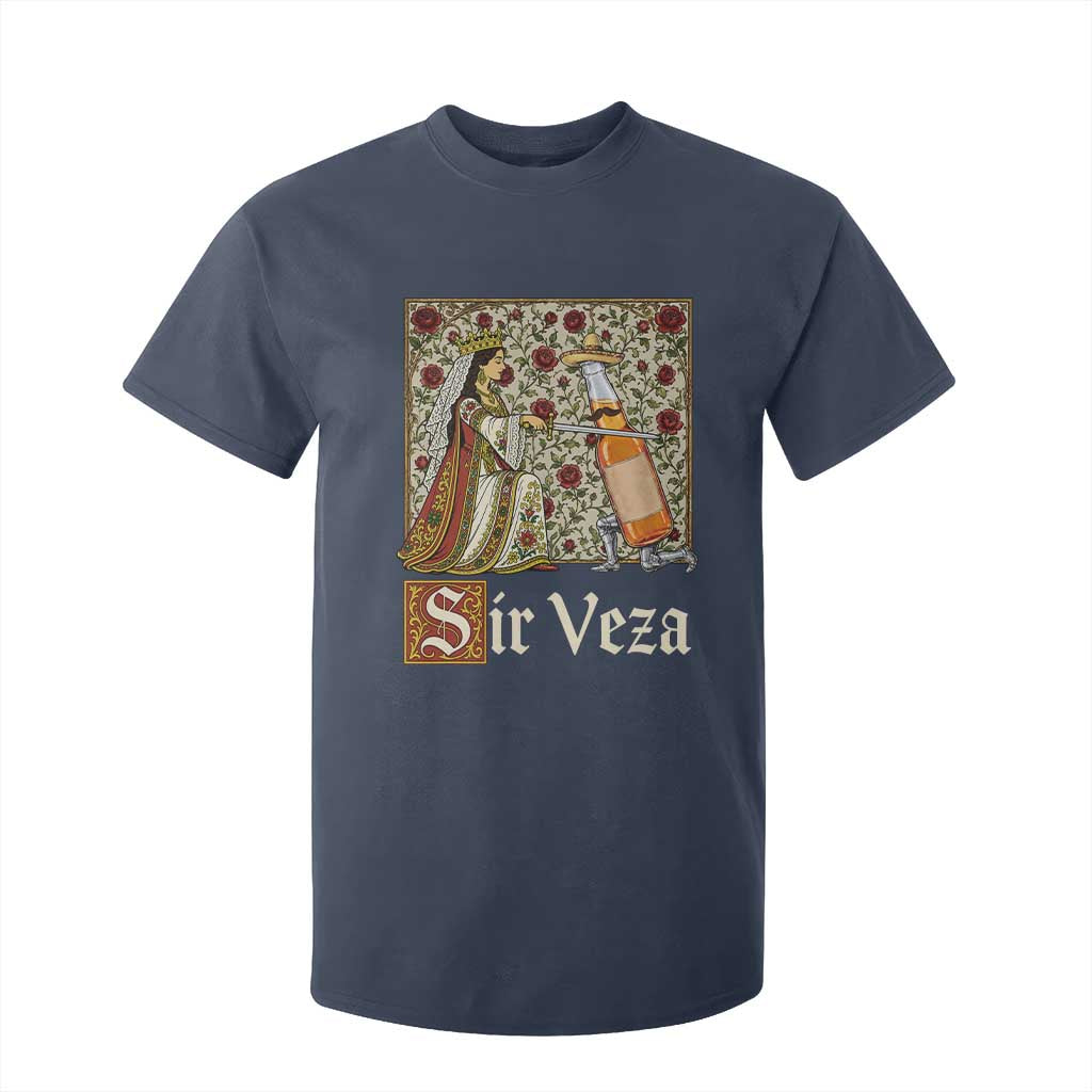 Sir Veza Beer Medieval Knight Pun Sombrero Cinco De Mayo T Shirt For Kid
