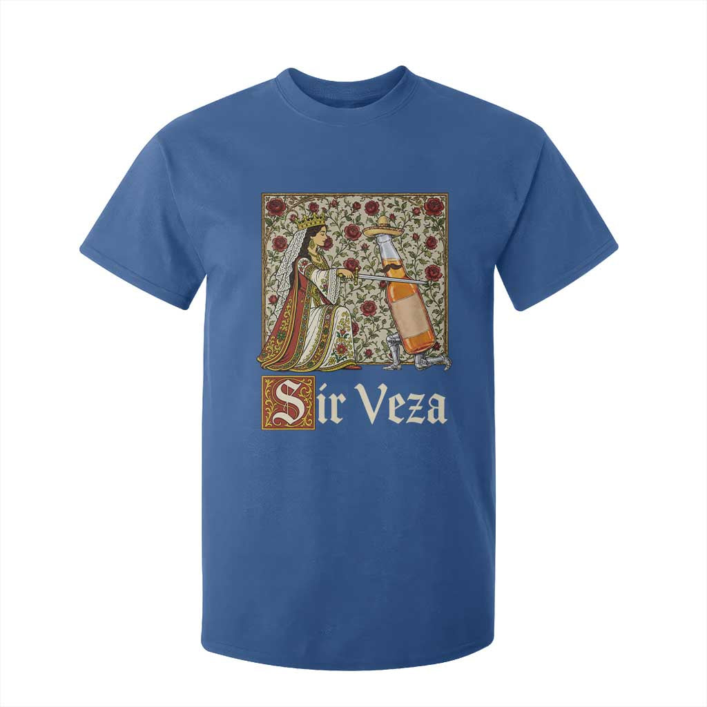 Sir Veza Beer Medieval Knight Pun Sombrero Cinco De Mayo T Shirt For Kid