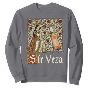 Sir Veza Beer Medieval Knight Pun Sombrero Cinco De Mayo Sweatshirt