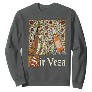 Sir Veza Beer Medieval Knight Pun Sombrero Cinco De Mayo Sweatshirt