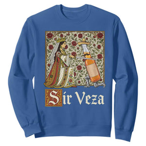 Sir Veza Beer Medieval Knight Pun Sombrero Cinco De Mayo Sweatshirt