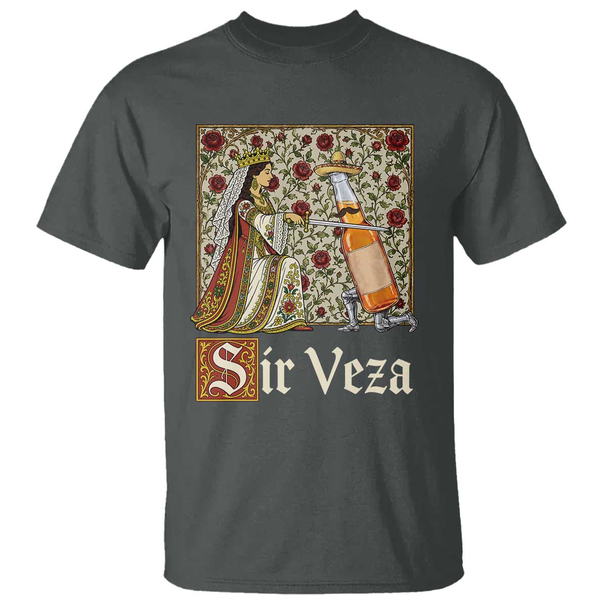 Sir Veza Beer Medieval Knight Pun Sombrero Cinco De Mayo T Shirt