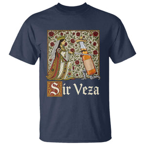 Sir Veza Beer Medieval Knight Pun Sombrero Cinco De Mayo T Shirt