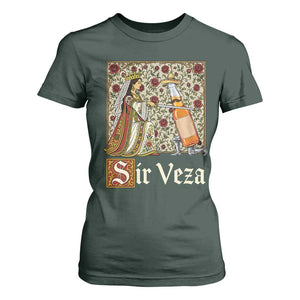 Sir Veza Beer Medieval Knight Pun Sombrero Cinco De Mayo T Shirt For Women