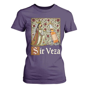 Sir Veza Beer Medieval Knight Pun Sombrero Cinco De Mayo T Shirt For Women