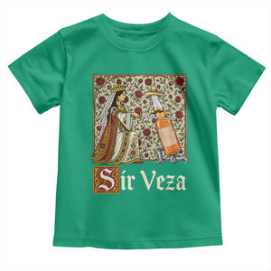 Sir Veza Beer Medieval Knight Pun Sombrero Cinco De Mayo Toddler T Shirt