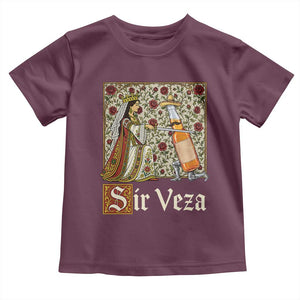 Sir Veza Beer Medieval Knight Pun Sombrero Cinco De Mayo Toddler T Shirt