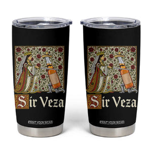 Sir Veza Beer Medieval Knight Pun Sombrero Cinco De Mayo Tumbler Cup