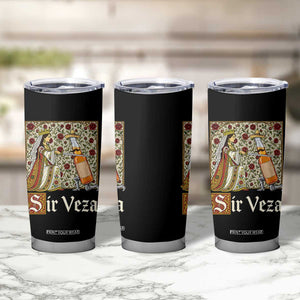 Sir Veza Beer Medieval Knight Pun Sombrero Cinco De Mayo Tumbler Cup