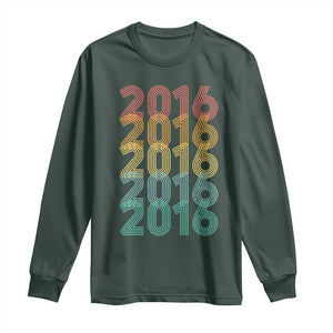 10th Birthday Long Sleeve Shirt Vintage 2016 Retro 10 Years Old Birthday