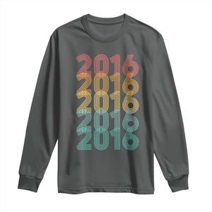 10th Birthday Long Sleeve Shirt Vintage 2016 Retro 10 Years Old Birthday
