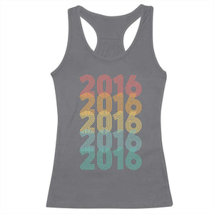 10th Birthday Racerback Tank Top Vintage 2016 Retro 10 Years Old Birthday