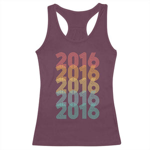 10th Birthday Racerback Tank Top Vintage 2016 Retro 10 Years Old Birthday
