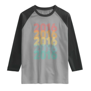 10th Birthday Raglan Shirt Vintage 2016 Retro 10 Years Old Birthday
