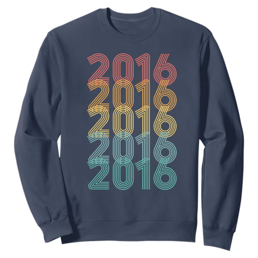 10th Birthday Sweatshirt Vintage 2016 Retro 10 Years Old Birthday