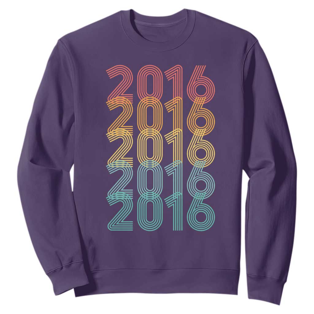 10th Birthday Sweatshirt Vintage 2016 Retro 10 Years Old Birthday