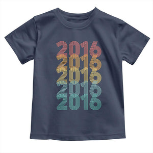 10th Birthday Toddler T Shirt Vintage 2016 Retro 10 Years Old Birthday