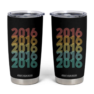 10th Birthday Tumbler Cup Vintage 2016 Retro 10 Years Old Birthday
