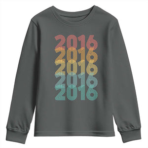 10th Birthday Youth Sweatshirt Vintage 2016 Retro 10 Years Old Birthday