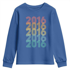 10th Birthday Youth Sweatshirt Vintage 2016 Retro 10 Years Old Birthday