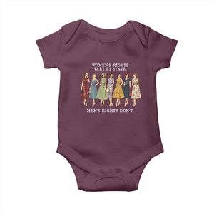 Women's Rights Vary By State Men's Rights Don't Feminist Baby Onesie