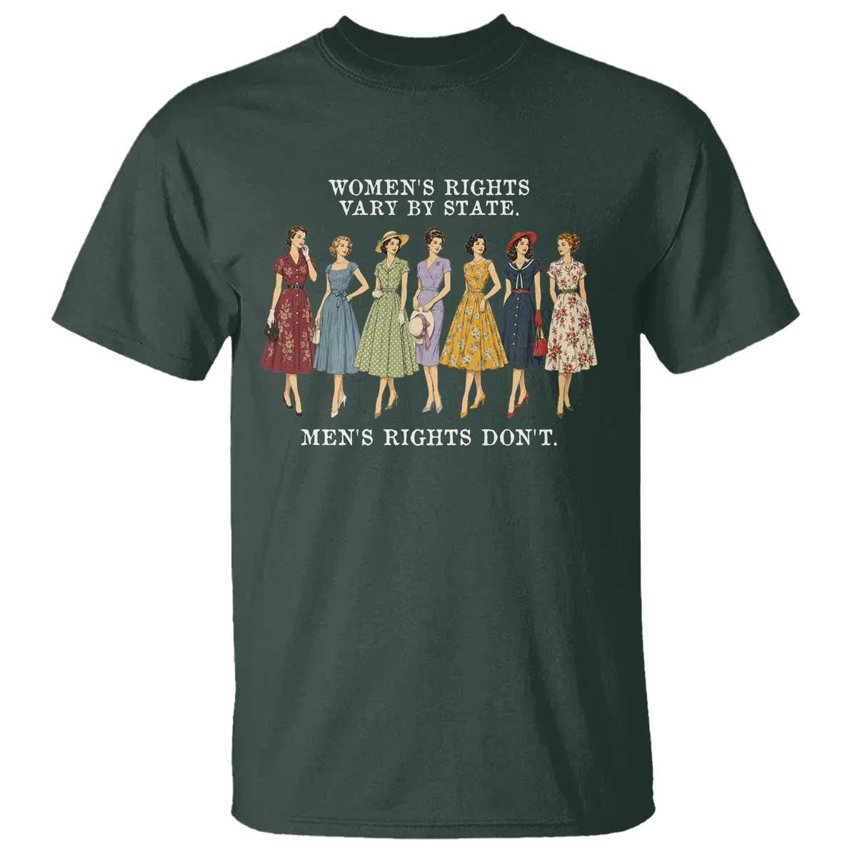Womens Rights Vary By State Mens Rights Dont Feminist T Shirt