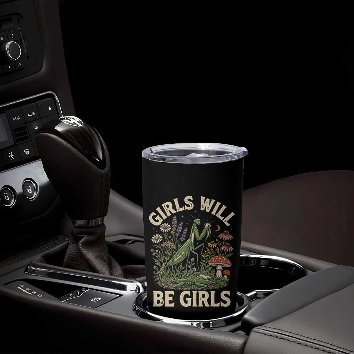 Girls Will Be Will Girls Praying Mantis Feminist Entomologist Tumbler Cup