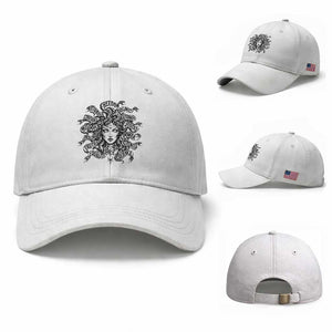 Feminist Medusa Power Snake Wisdom Equality Goth Baseball Cap
