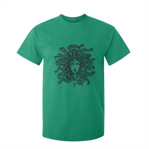 Feminist Medusa Power Snake Wisdom Equality Goth T Shirt For Kid
