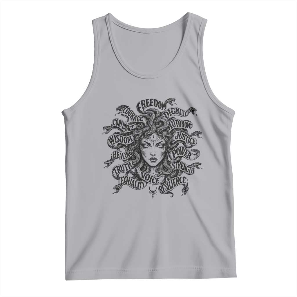 Feminist Medusa Power Snake Wisdom Equality Goth Tank Top