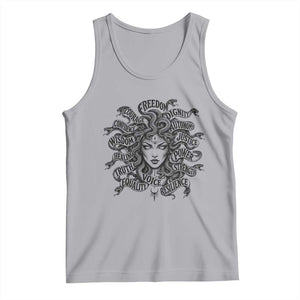 Feminist Medusa Power Snake Wisdom Equality Goth Tank Top